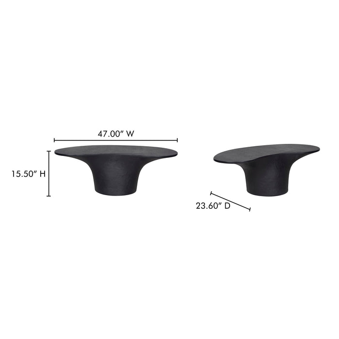 Yumi - Outdoor Coffee Table - Black