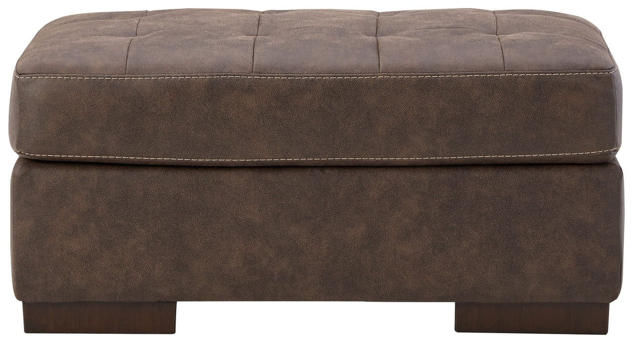 Maderla Ottoman - Walnut