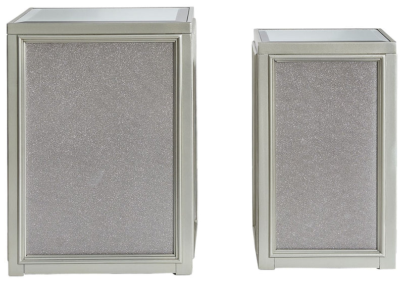 Traleena - Nesting End Tables (Set of 2) - Silver Finish