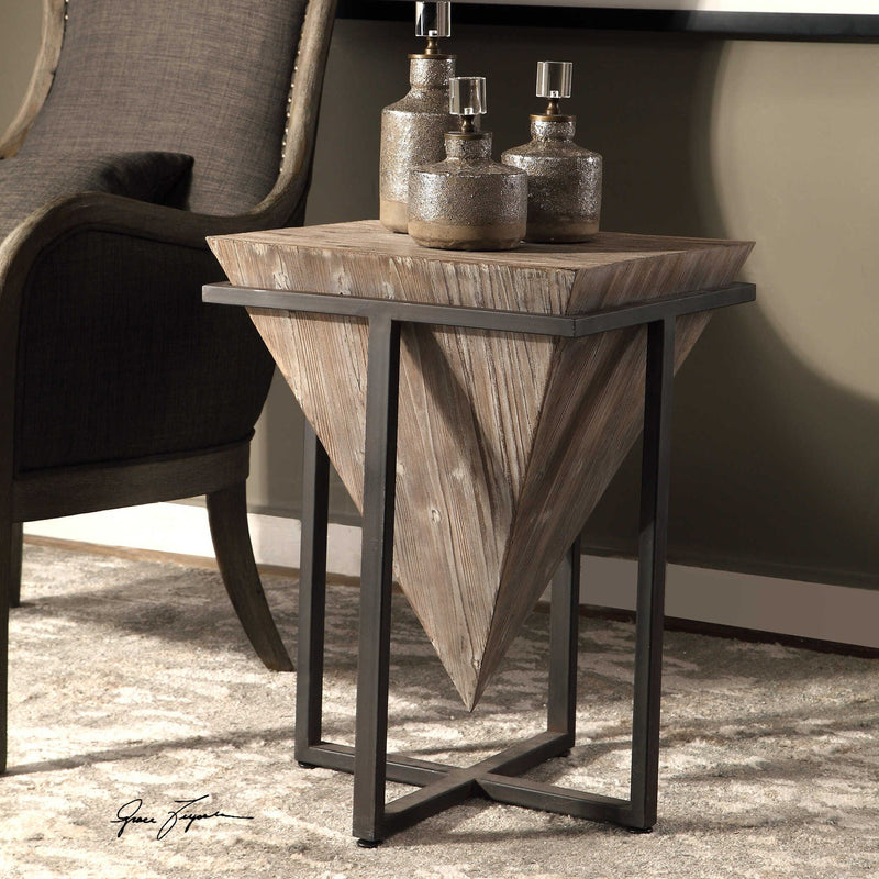 Bertrand - Shagreen Accent Table