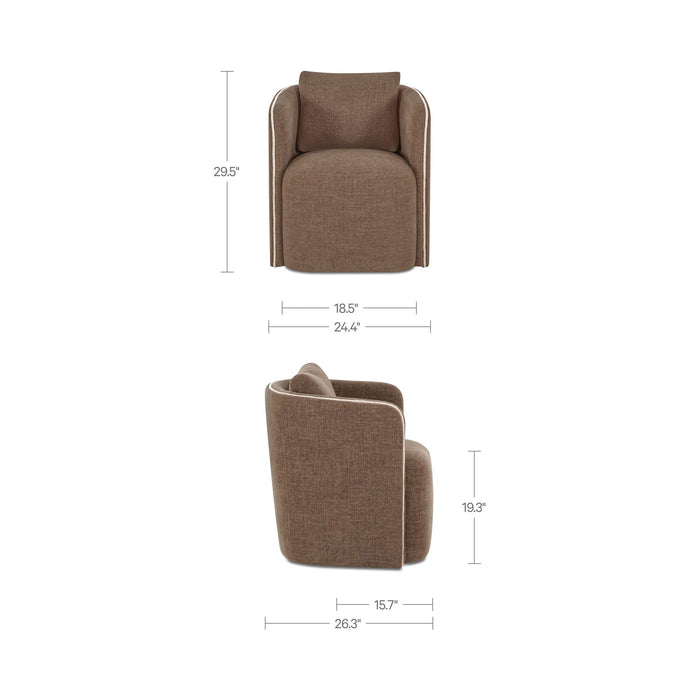 Cecil - Dining Chair - Dark Brown