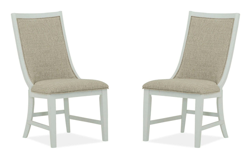 Heron Cove - Upholstered Host Side Chair (Set of 2) - Chalk White