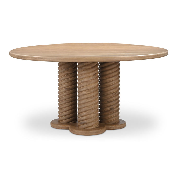 Treccia - Round Dining Table - Oak