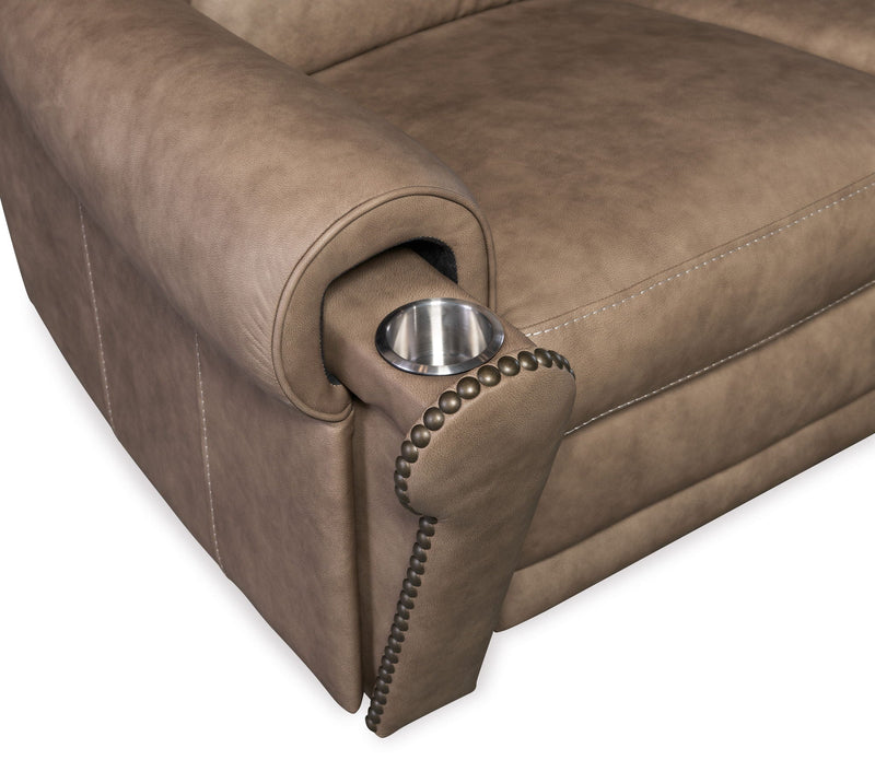 MS - Duncan Power Sofa With Power Headrest & Lumbar