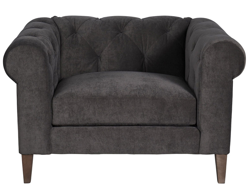 Modern Farmhouse Hugh Chair Dark Gray