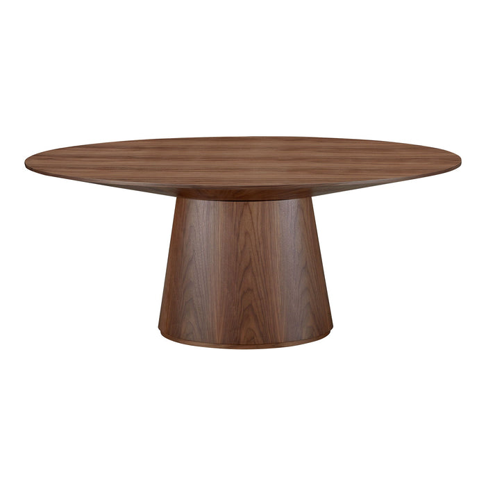 Otago - Oval Dining Table - Natural Walnut