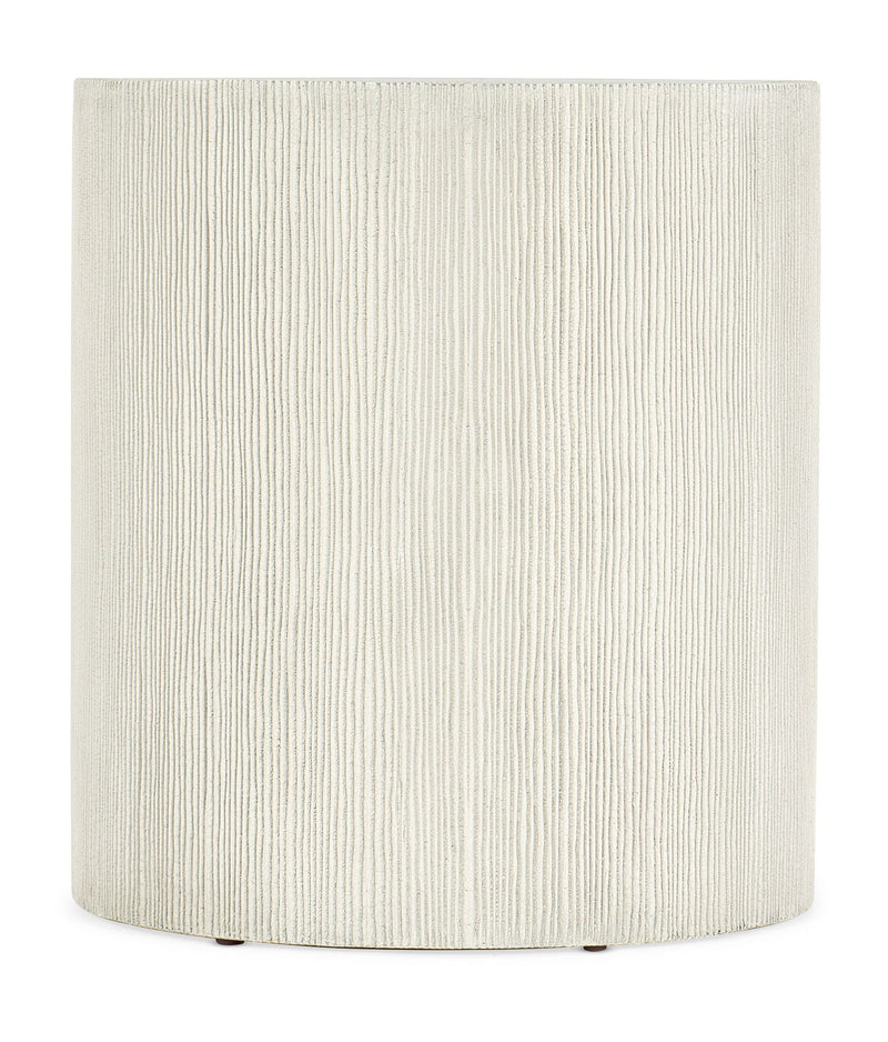 Serenity - Swale Round Side Table - White