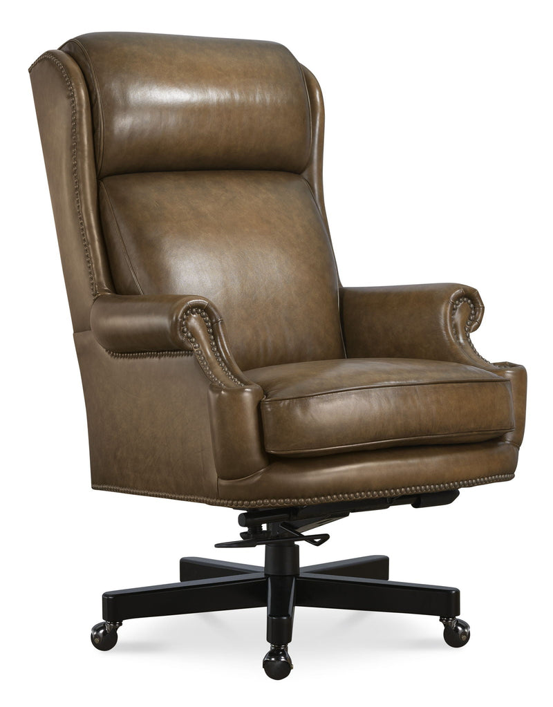 EC - Tucker Executive Swivel Tilt Chair - Brown