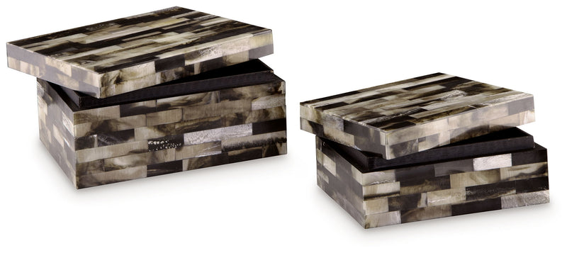Ellford - Box Set (Set of 2) - Black / Brown / Cream