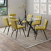 Stark Rectangular Dining Table in Black - Furniture Depot
