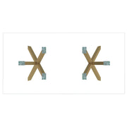 Stark Dining Table in Gold - Furniture Depot