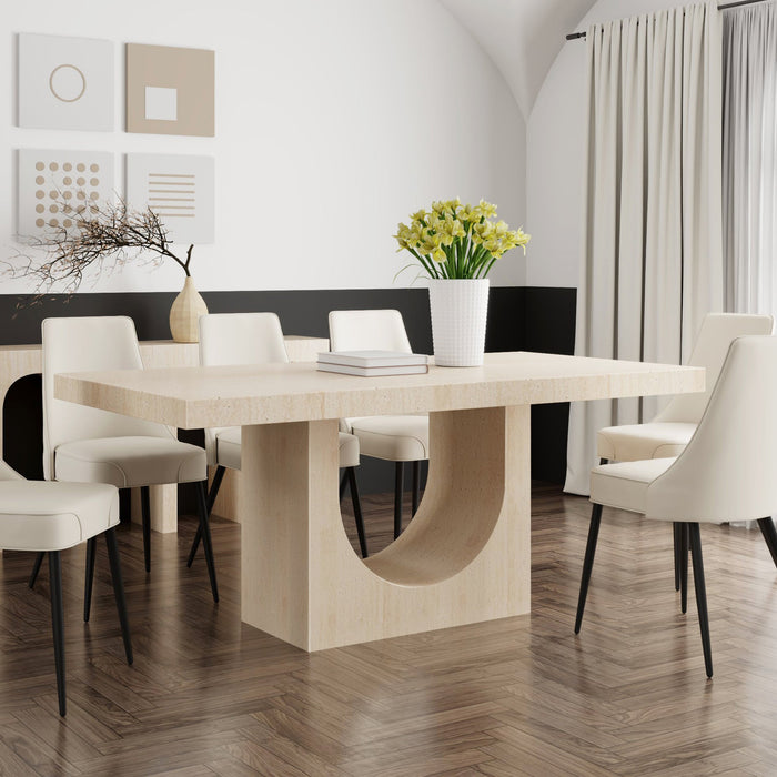 Aurelia Dining Tbl Travertine