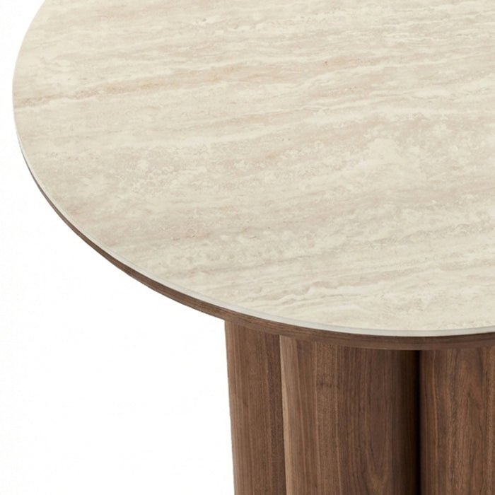 Seaton 47" Round Dining Table Walnut