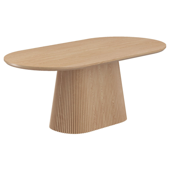 Tovas Oval Dining Table Natural