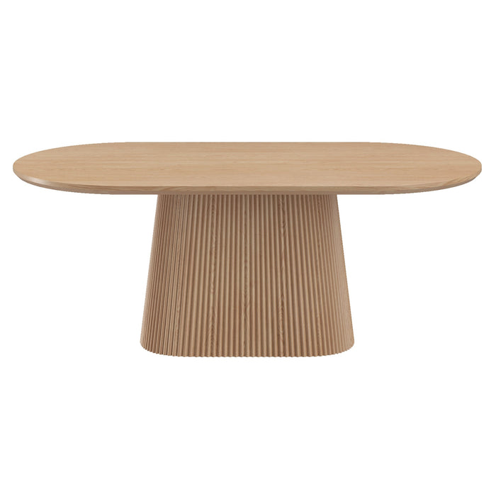 Tovas Oval Dining Table Natural