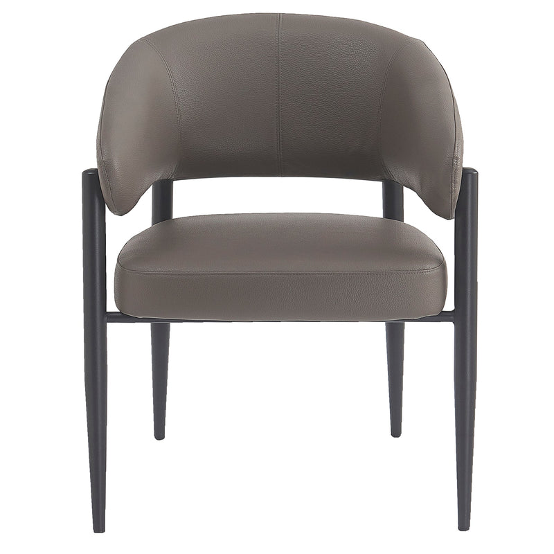 Bronson Dining/Lounge Chair, Set of 2 in Stone and Black