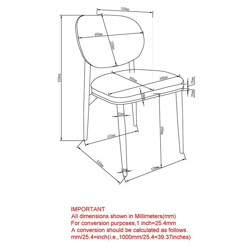 Gideon Dining Chair Stone