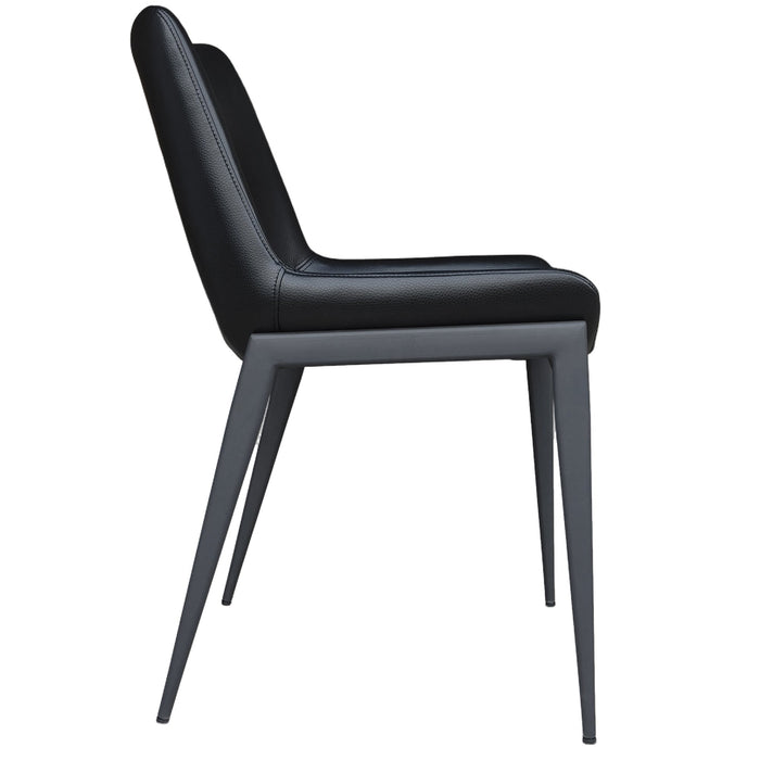 Icona Dining Chair Set of 6 in Black Black