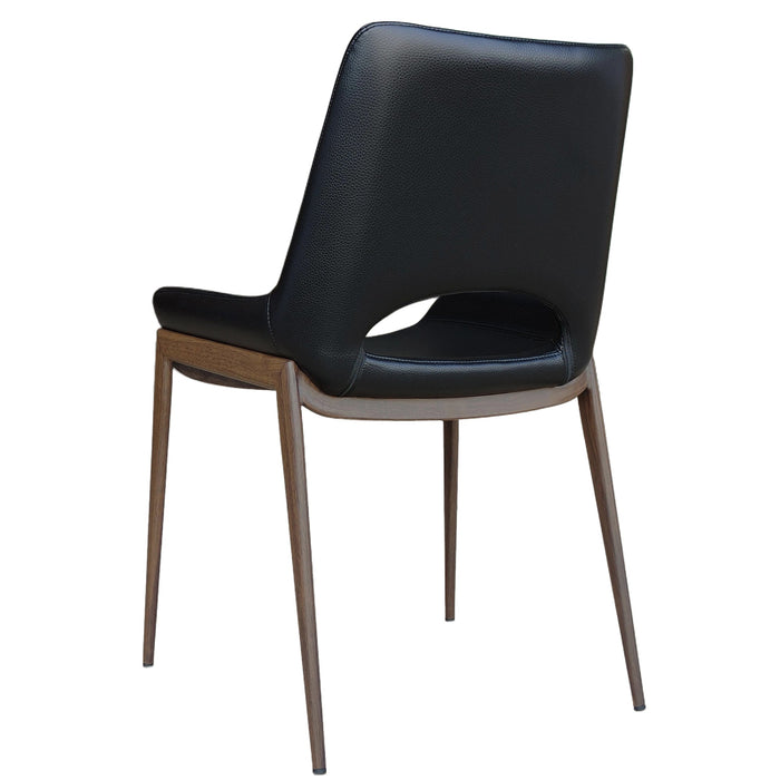 Icona Dining Chair Set of 6 in Black Walnut