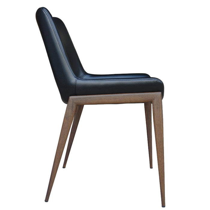 Icona Dining Chair Set of 6 in Black Walnut