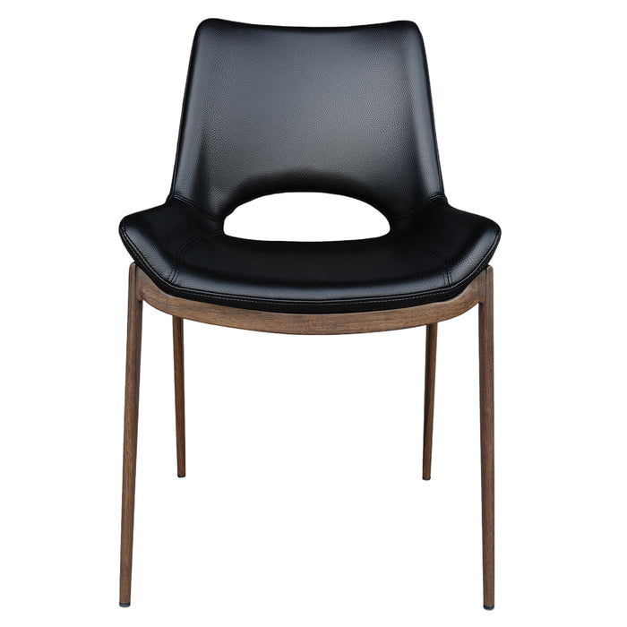 Icona Dining Chair Set of 6 in Black Walnut