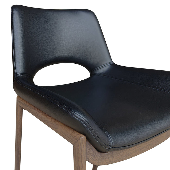 Icona Dining Chair Set of 6 in Black Walnut