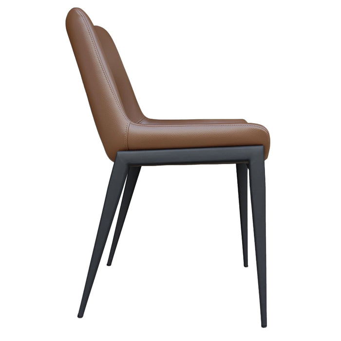 Icona Dining Chair Set of 6 in Saddle Black
