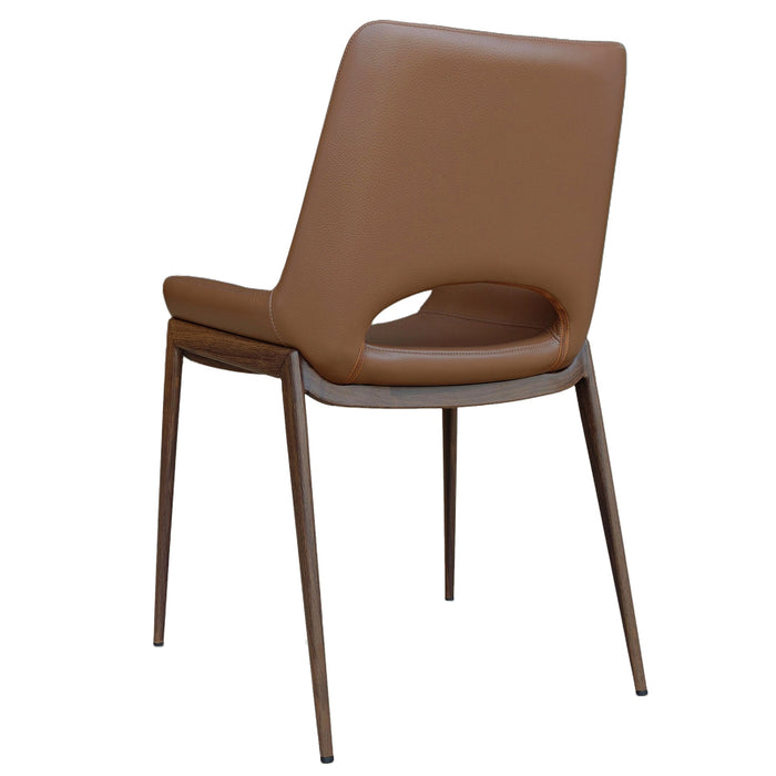 Icona Dining Chair Set of 6 in Saddle Walnut