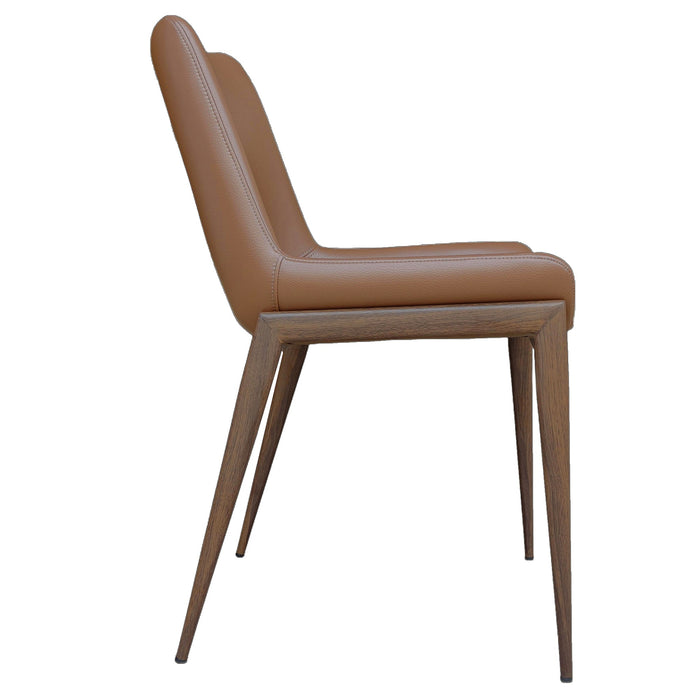 Icona Dining Chair Set of 6 in Saddle Walnut