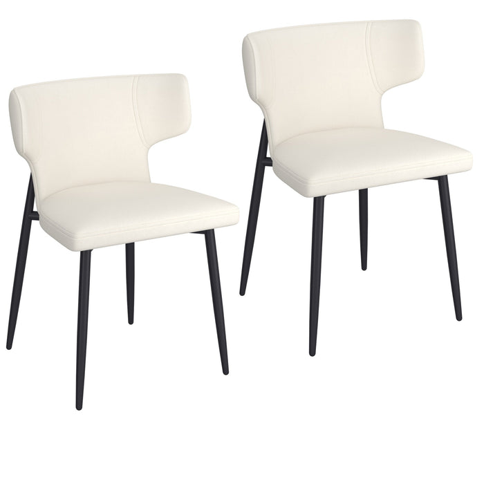 Olis Side Chair Pu Beige