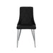 Devo Side Chair, set of 2 in Black - Furniture Depot