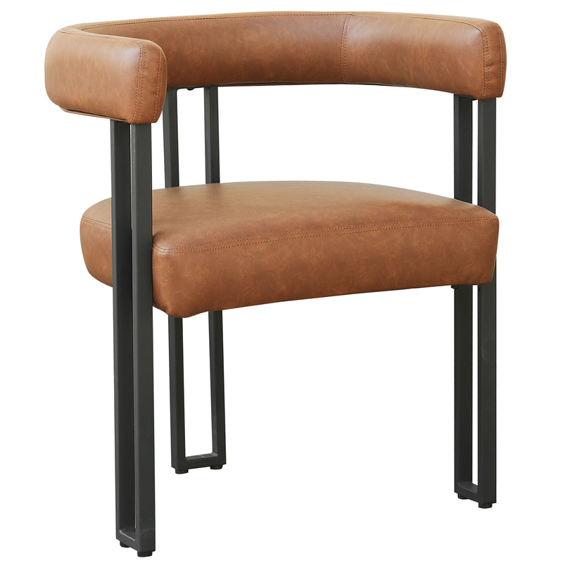 Scarlet Dining Chair Pu Saddle Set of 2
