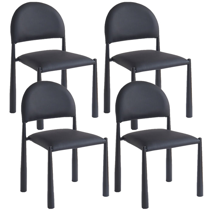 Auggie Dining Chair Black Black