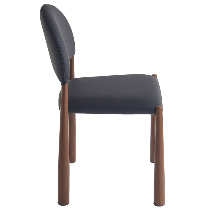 Auggie Dining Chair Black Walnut