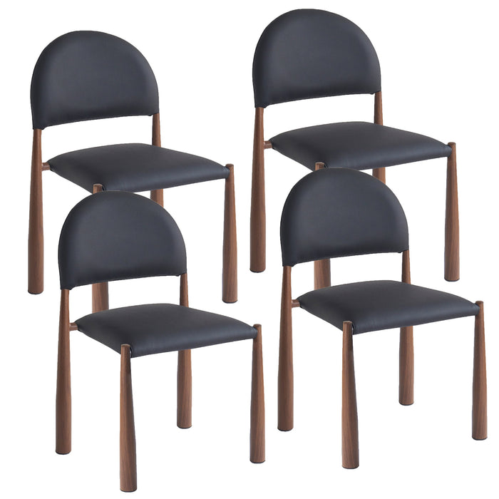 Auggie Dining Chair Black Walnut
