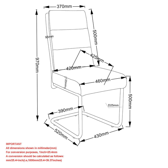 Brodi Dining Chair Charcoal
