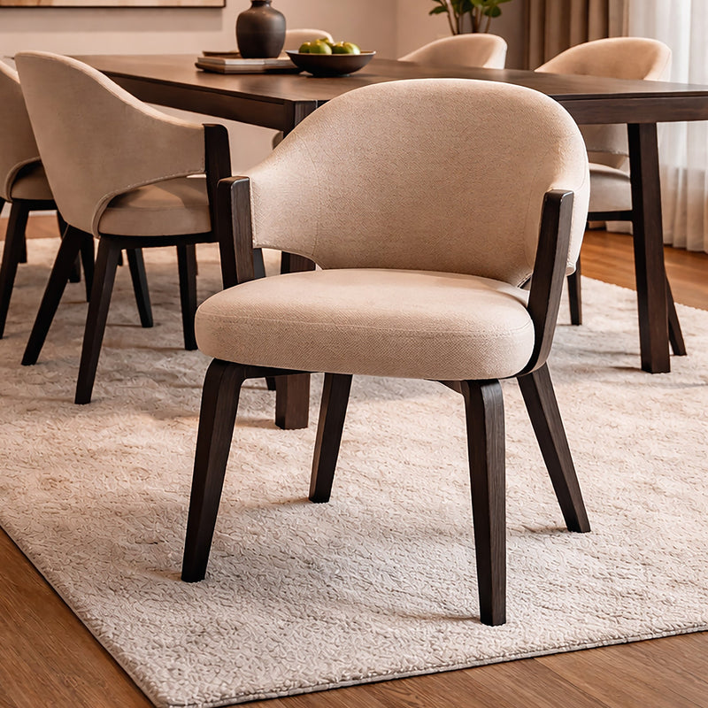 Freya Dining Chair Toffee Walnut (Set of 2)