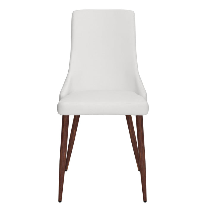 Cora Side Chair Pu White