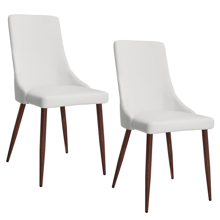 Cora Side Chair Pu White