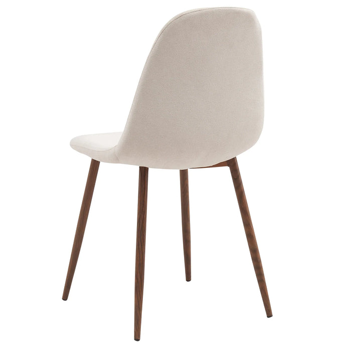 LYNA-SIDE CHAIR-BEIGE SET OF 4 - Furniture Depot