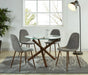 LYNA-SIDE CHAIR-GREY SET OF 4 - Furniture Depot