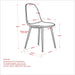 LYNA-SIDE CHAIR-GREY SET OF 4 - Furniture Depot