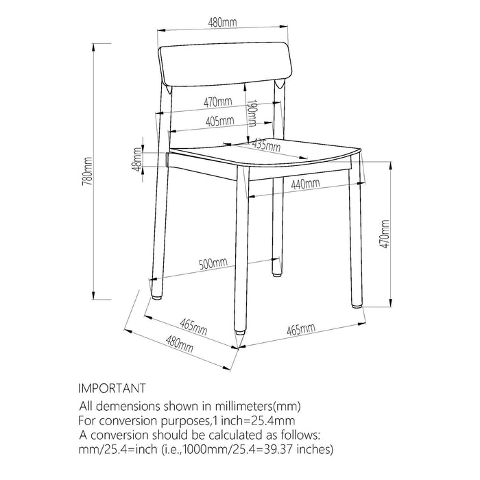 Felix Dining Chair Black