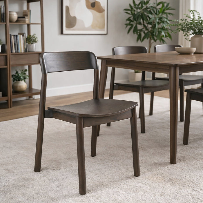 Jonas Dining Chair Set of 4 in Mocha