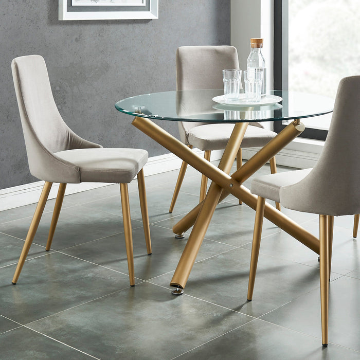 Carmilla Side Chair Grey