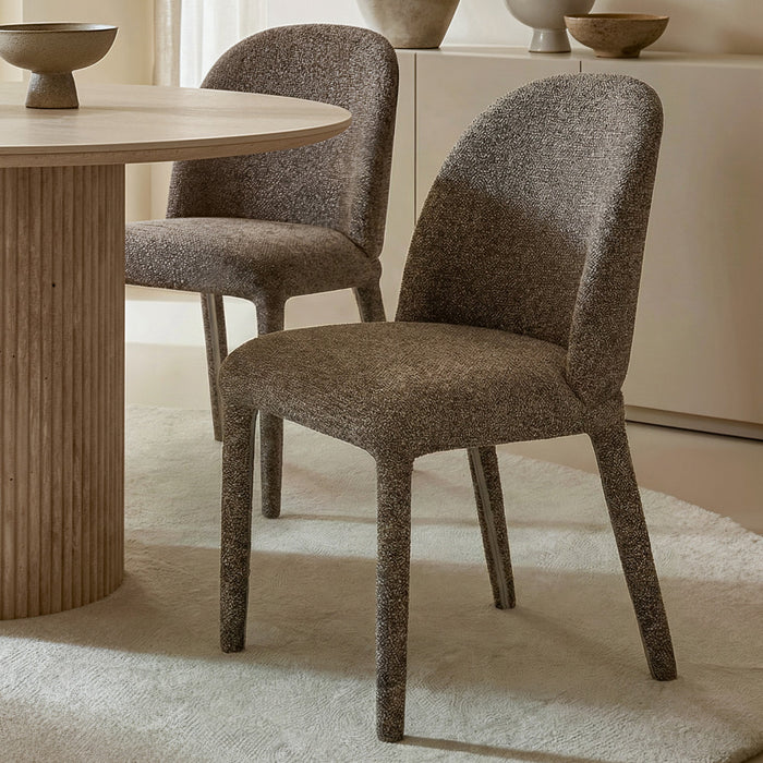 Kiara Dining Chair Brown Set of 2