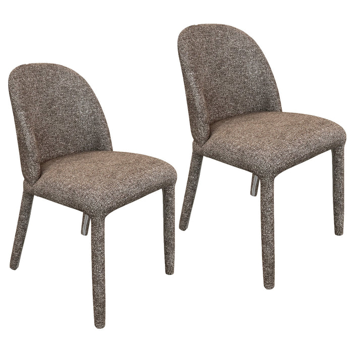 Kiara Dining Chair Brown Set of 2