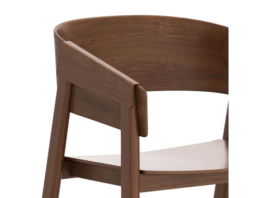 Mateo Dining/Lounge Chair, Set of 2 in Walnut