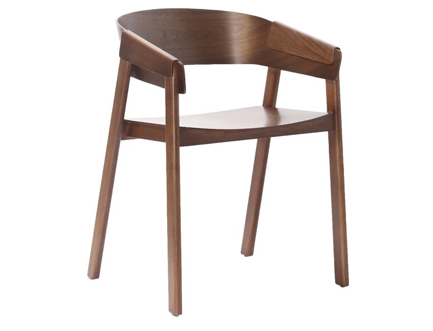 Mateo Dining/Lounge Chair, Set of 2 in Walnut