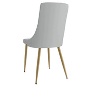 Antoine Side Chair, Set of 2, in Light Grey - Furniture Depot